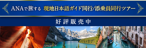 ANAで旅する現地日本語ガイド同行/添乗員同行ツアー 好評販売中