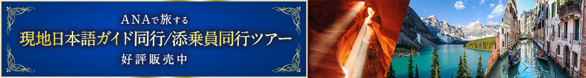 ANAで旅する現地日本語ガイド同行/添乗員同行ツアー 好評販売中